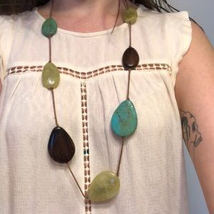 Bohemian Chic Stone Necklace from Anthropologie